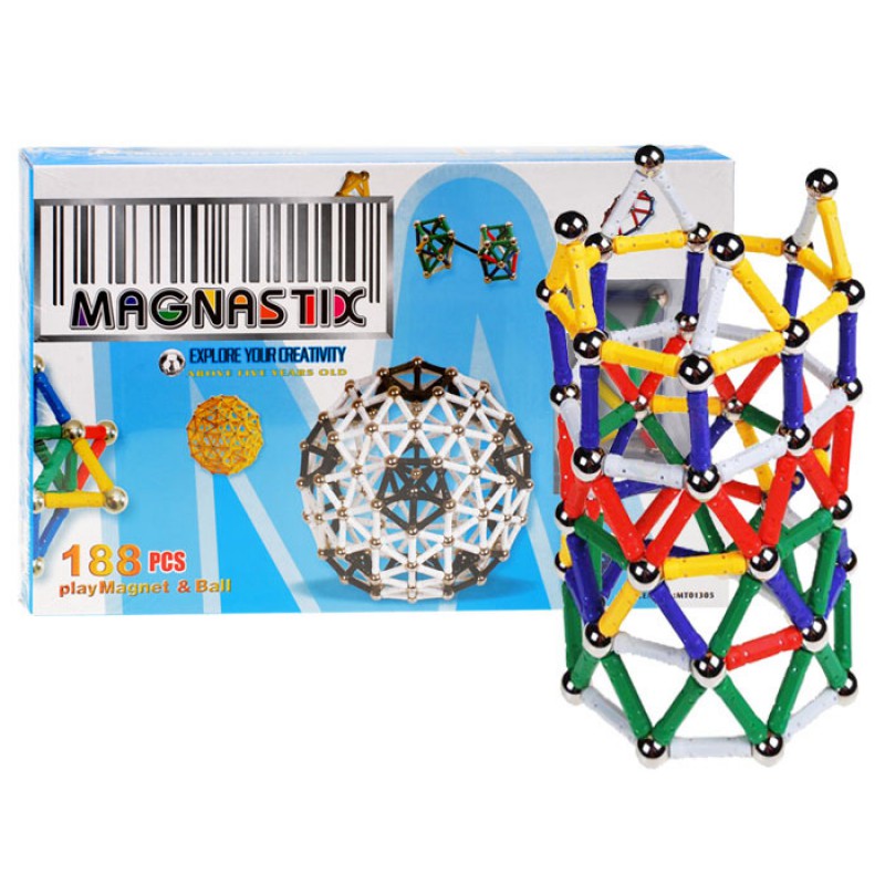 Magnetinė dėlionė 188 dalių Magnetinė dėlionė 188 dalių
