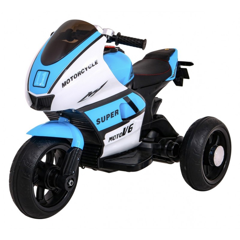Elektrinis motociklas "Super", mėlynas Elektrinis motociklas "Super", mėlynas