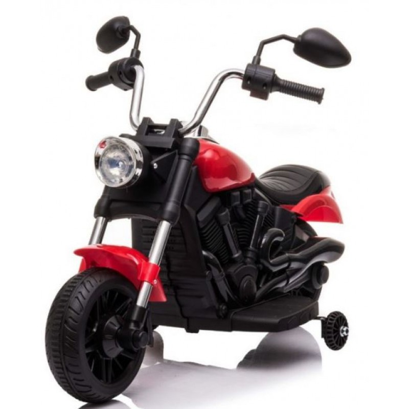Elektrinis motociklas "V-Max", raudonas Elektrinis motociklas "V-Max", raudonas