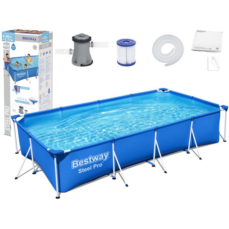 Baseinas Bestway "Steel Pro", 400x211 Baseinas Bestway "Steel Pro", 400x211