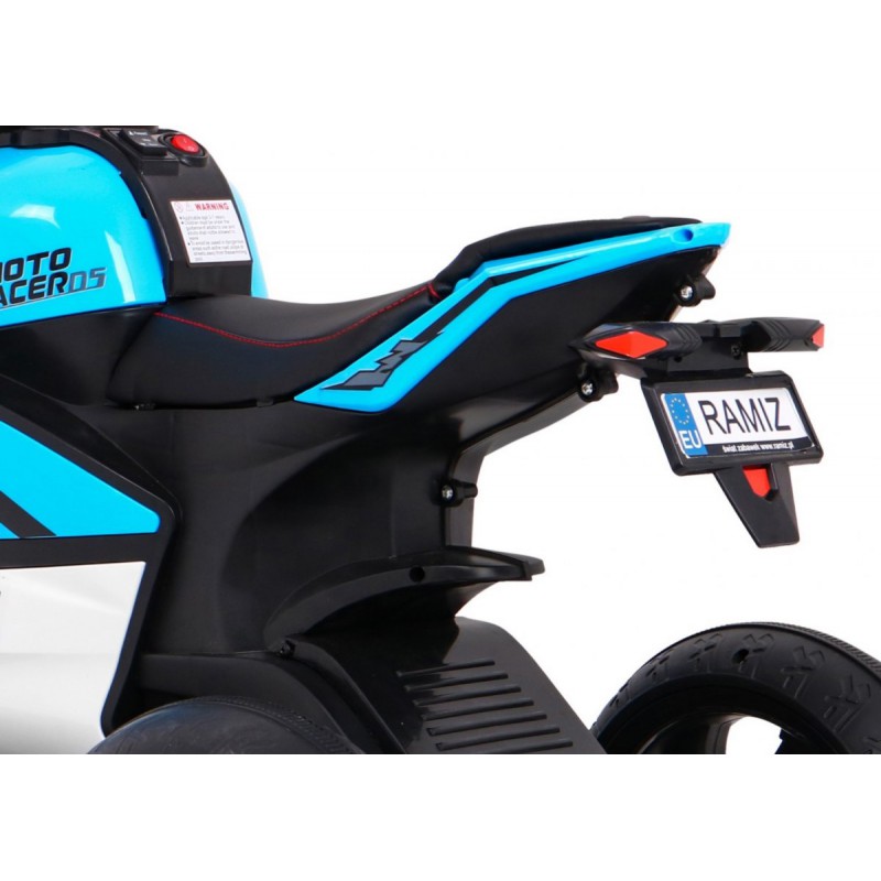 Elektrinis motociklas "Super", mėlynas Elektrinis motociklas "Super", mėlynas