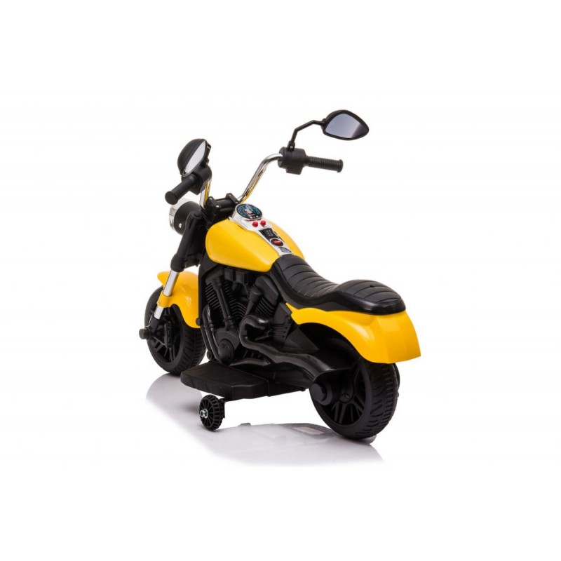Elektrinis motociklas "V-Max", geltonas Elektrinis motociklas "V-Max", geltonas