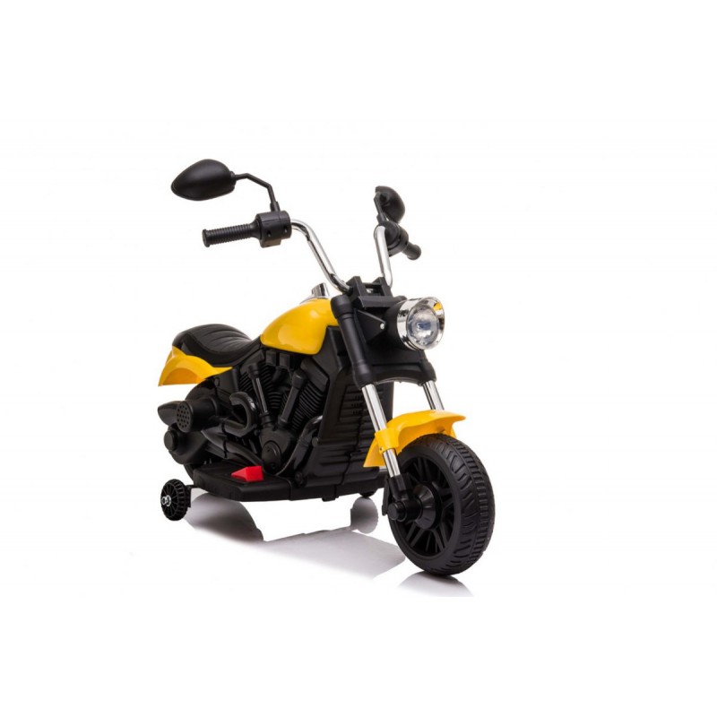 Elektrinis motociklas "V-Max", geltonas Elektrinis motociklas "V-Max", geltonas