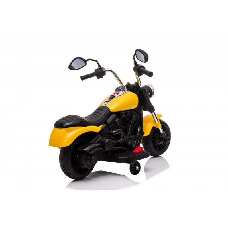 Elektrinis motociklas "V-Max", geltonas Elektrinis motociklas "V-Max", geltonas