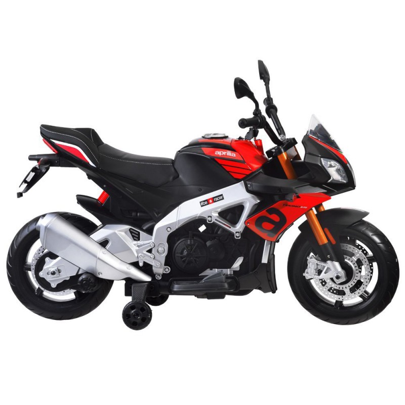 Elektrinis motociklas “Aprilia Tuono V4”, juodas Elektrinis motociklas “Aprilia Tuono V4”, juodas