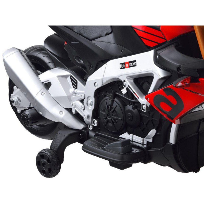 Elektrinis motociklas “Aprilia Tuono V4”, juodas Elektrinis motociklas “Aprilia Tuono V4”, juodas