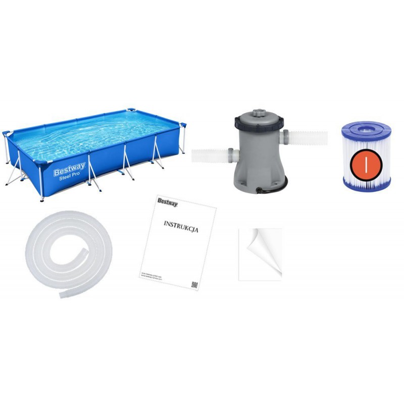 Baseinas Bestway "Steel Pro", 400x211 Baseinas Bestway "Steel Pro", 400x211
