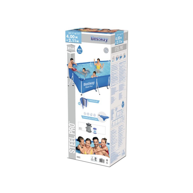 Baseinas Bestway "Steel Pro", 400x211 Baseinas Bestway "Steel Pro", 400x211