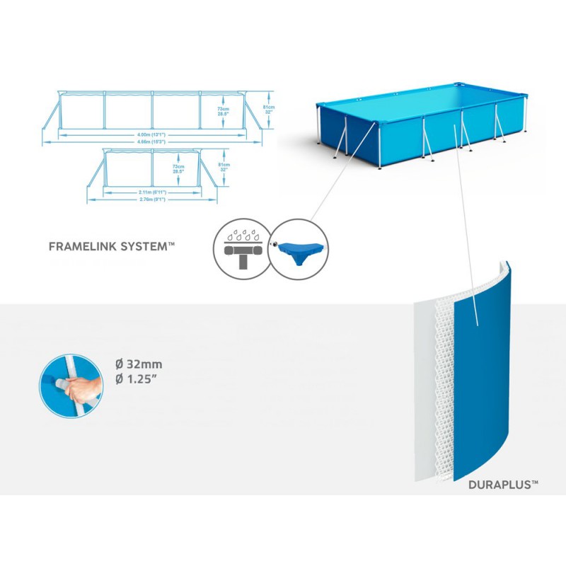 Baseinas Bestway "Steel Pro", 400x211 Baseinas Bestway "Steel Pro", 400x211