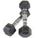 SVARMUO HEX PRO GUMUOTAS HANTELIS - 2X1KG SVARMUO HEX PRO GUMUOTAS HANTELIS - 2X1KG