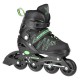 NH11912 A 2IN1 BLACK/GREEN SIZE M(35-38) IN-LINE SKATES/HOCKEY ICE SKATES