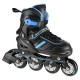 NH18191 2IN1 BLACK/BLUE SIZE M(34-38) IN-LINE SKATES/HOCKEY ICE SKATES