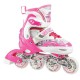 NF10927 A 2IN1 DARK PINK SIZE L(39-42) IN-LINE SKATES/FIGUREICE SKATES