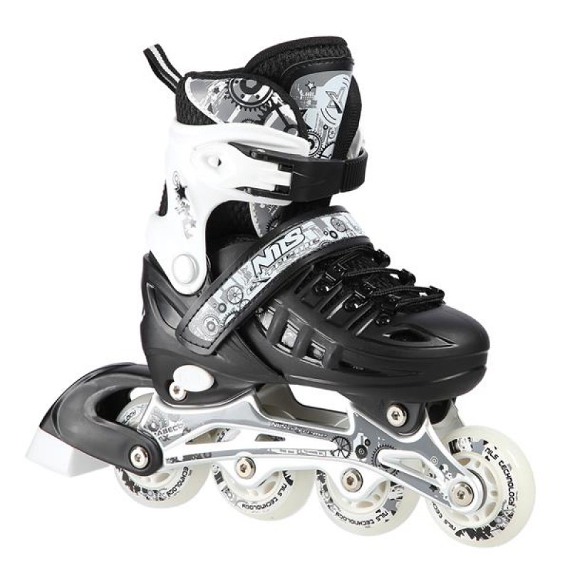 NH10905 4in1 BLACK SIZE M(35-38) INLINE/ICE-SKATES NILS EXTREME