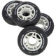 PU 70 x 24 BLACK MAT 82A WHEELS 4 PCS. NILS EXTREME