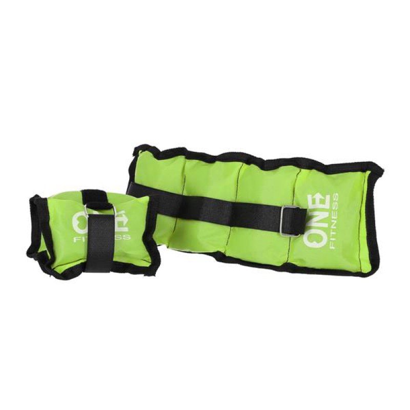 WW02 PILLOW WEIGHTS 2 x 1.5 KG ONE FITNESS (green)