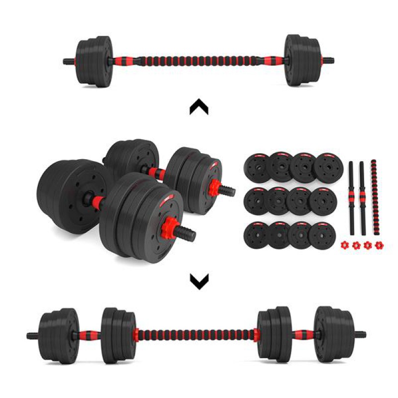 SGP20 COMPOSITE BARBELL AND DUMBBELLS SET 20 KG HMS