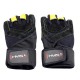 RST01 SIZE S MEN'S FITNESS GLOVES HMS (black - yellow)