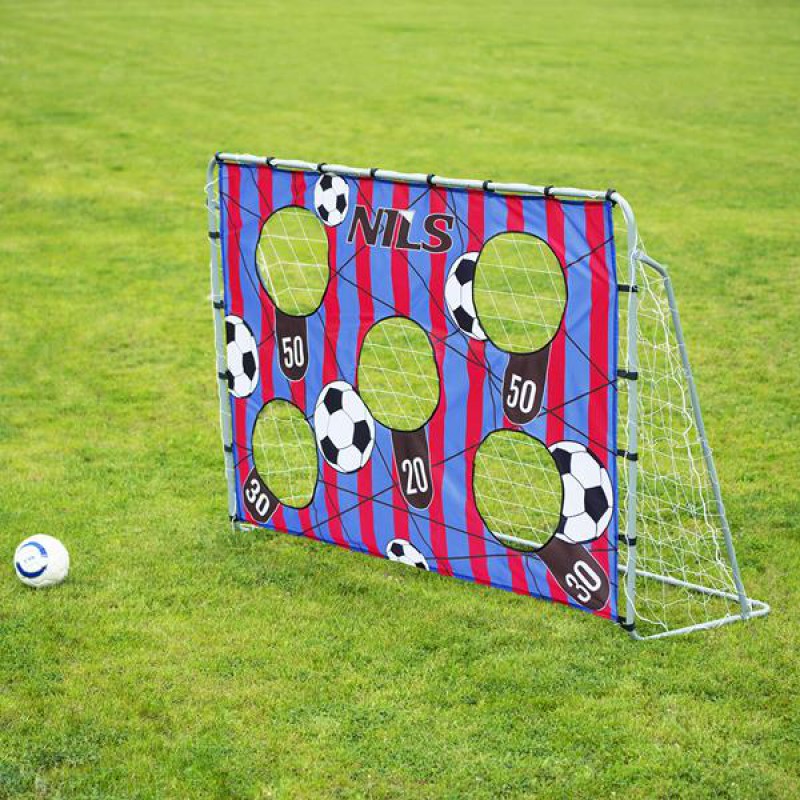 NT7788 2in1 SOCCER GOAL WITH NET AND TARGET PANEL NILS