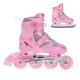 NH18366 A 2IN1 PINK SIZE L(39-42) IN-LINE SKATES/HOCKEY ICE SKATES