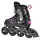 NH11912 A 2IN1 BLACK/PINK SIZE S(31-34) IN-LINE SKATES/HOCKEY ICE SKATES