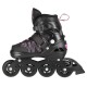 NH11912 A 2IN1 BLACK/PINK SIZE S(31-34) IN-LINE SKATES/HOCKEY ICE SKATES