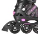 NH11912 A 2IN1 BLACK/PINK SIZE S(31-34) IN-LINE SKATES/HOCKEY ICE SKATES