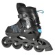 NH11912 A 2IN1 BLACK/BLUE SIZE M(35-38) IN-LINE SKATES/HOCKEY ICE SKATES