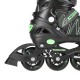 NH11912 A 2IN1 BLACK/GREEN SIZE M(35-38) IN-LINE SKATES/HOCKEY ICE SKATES