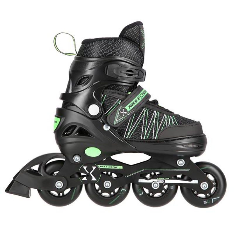 NH11912 A 2IN1 BLACK/GREEN SIZE L(39-42) IN-LINE SKATES/HOCKEY ICE SKATES