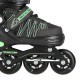 NH11912 A 2IN1 BLACK/GREEN SIZE L(39-42) IN-LINE SKATES/HOCKEY ICE SKATES