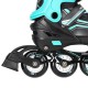 NH18190 2IN1 BLACK/BLUE SIZE M(34-38) IN-LINE SKATES/HOCKEY ICE SKATES