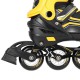 NH18190 2IN1 BLACK/ORANGE SIZE M(34-38) IN-LINE SKATES/HOCKEY ICE SKATES