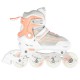 NH18190 2IN1 WHITE/PINK SIZE S(29-33) IN-LINE SKATES/FIGURE ICE SKATES