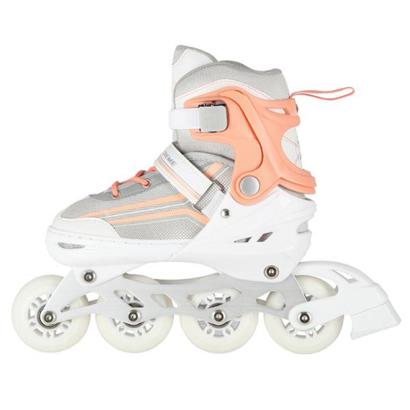 NH18190 2IN1 WHITE/PINK SIZE S(29-33) IN-LINE SKATES/FIGURE ICE SKATES