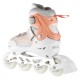 NH18190 2IN1 WHITE/PINK SIZE S(29-33) IN-LINE SKATES/FIGURE ICE SKATES