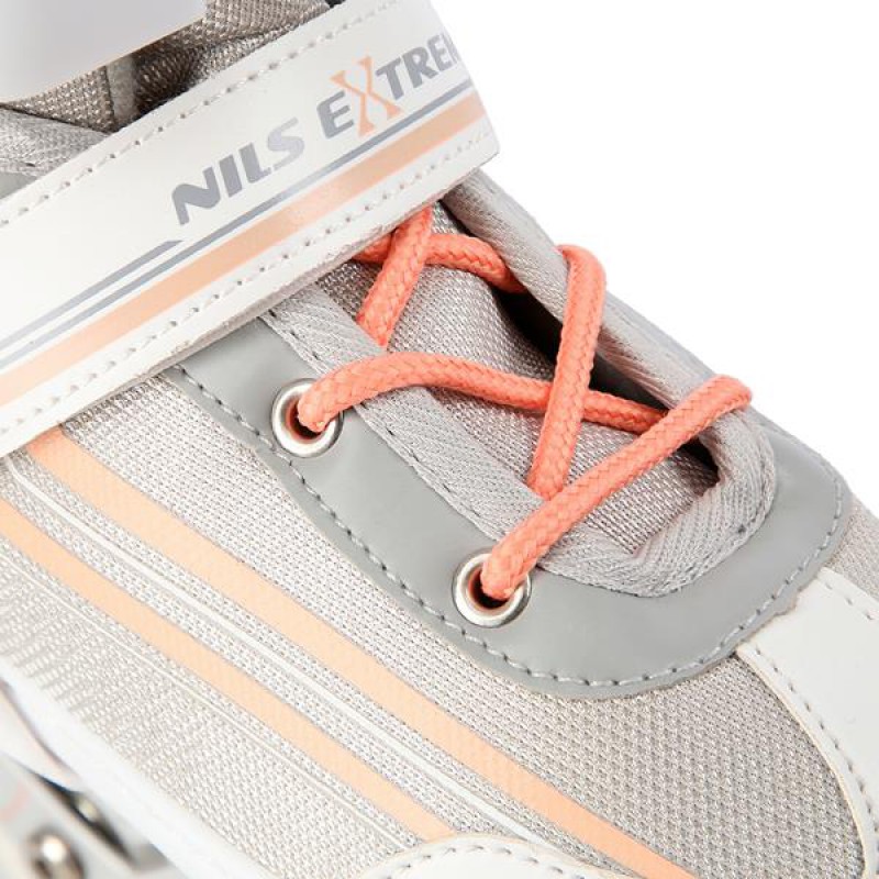 NH18190 2IN1 WHITE/PINK SIZE S(29-33) IN-LINE SKATES/FIGURE ICE SKATES