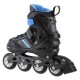 NH18191 2IN1 BLACK/BLUE SIZE M(34-38) IN-LINE SKATES/HOCKEY ICE SKATES