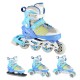 NH18192 4IN1 BLUE SIZE M(34-38) IN-LINE SKATES/HOCKEY ICE SKATES