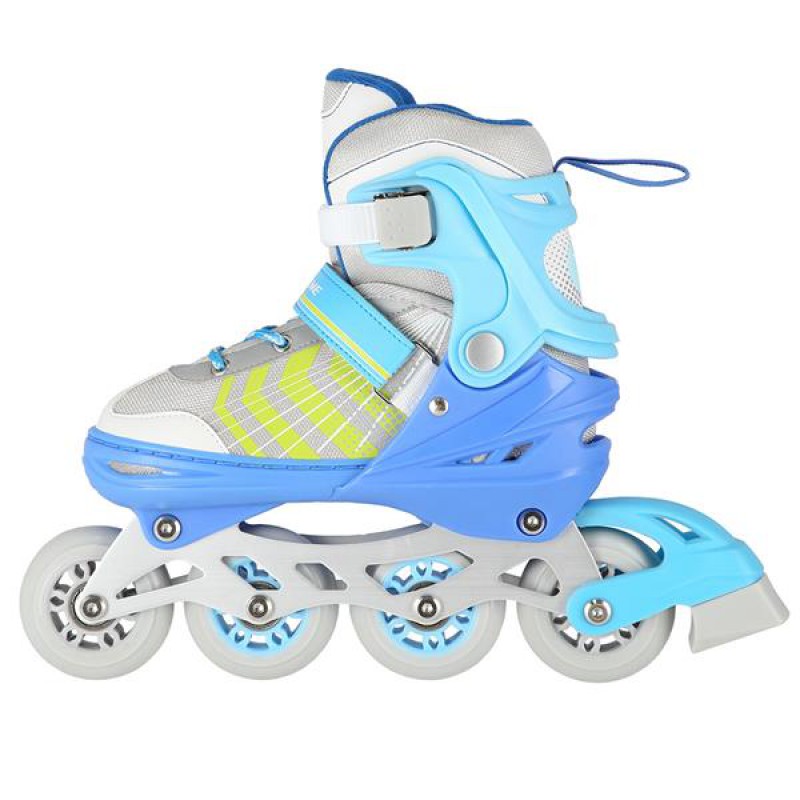 NH18192 4IN1 BLUE SIZE M(34-38) IN-LINE SKATES/HOCKEY ICE SKATES