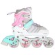 NH18192 4IN1 PINK SIZE S(29-33) IN-LINE SKATES/FIGURE ICE SKATES