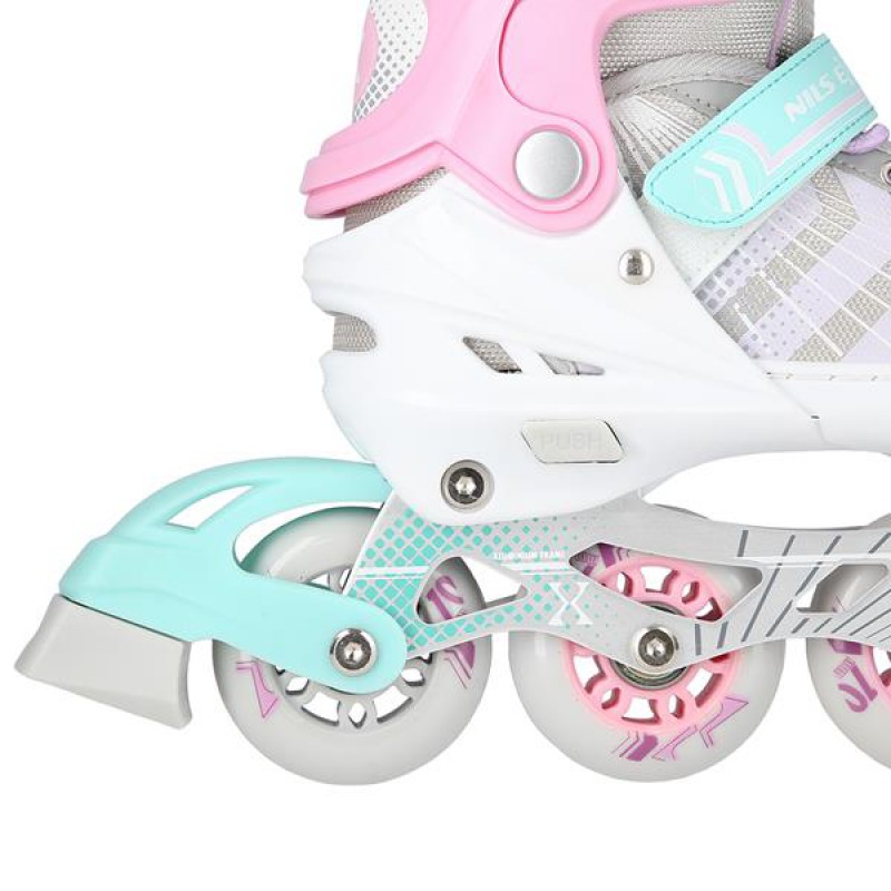 NH18192 4IN1 PINK SIZE S(29-33) IN-LINE SKATES/FIGURE ICE SKATES