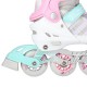 NH18192 4IN1 PINK SIZE M(34-38) IN-LINE SKATES/FIGURE ICE SKATES