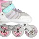 NH18192 4IN1 PINK SIZE L(39-43) IN-LINE SKATES/FIGURE ICE SKATES