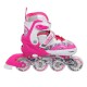 NF10927 A 2IN1 DARK PINK SIZE L(39-42) IN-LINE SKATES/FIGUREICE SKATES