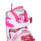 NF10927 A 2IN1 DARK PINK SIZE L(39-42) IN-LINE SKATES/FIGUREICE SKATES