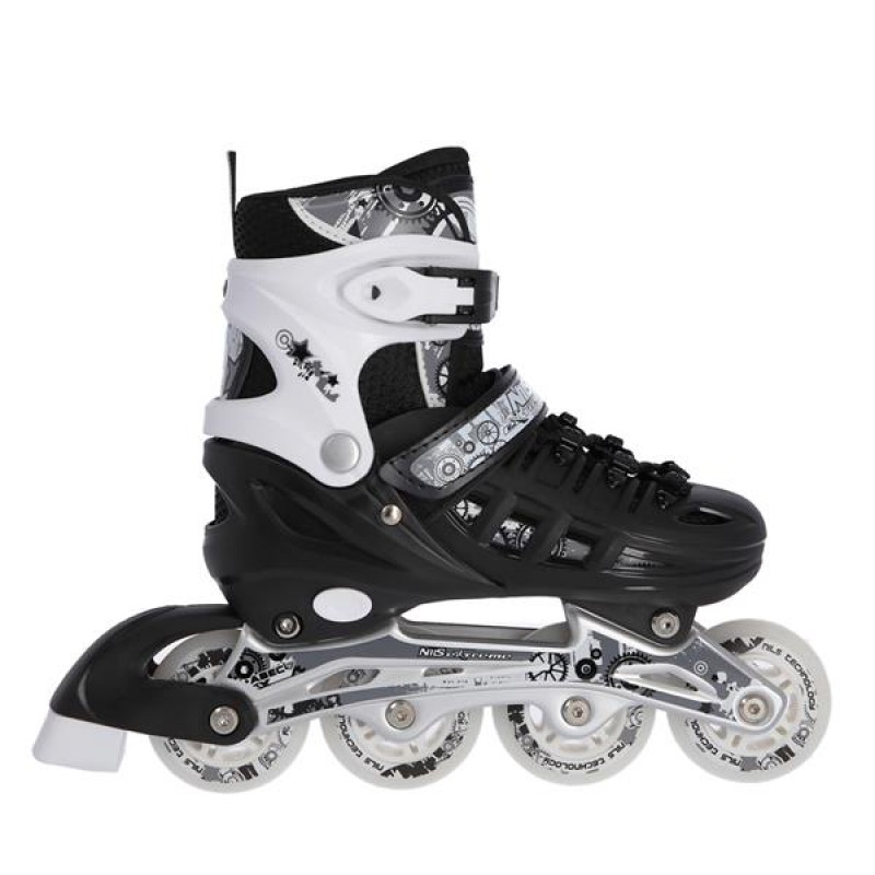 NH10905 4in1 BLACK SIZE M(35-38) INLINE/ICE-SKATES NILS EXTREME