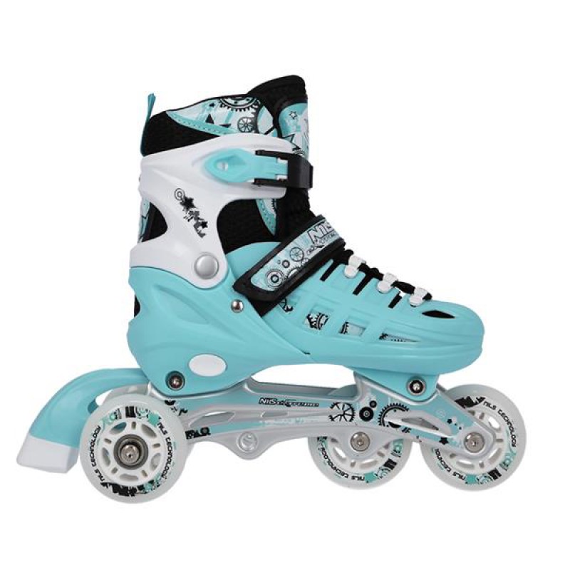 NH10905 4in1 MINT SIZE S(31-34) INLINE/ICE-SKATES NILS EXTREME