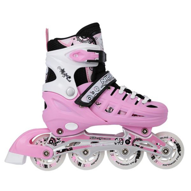 NH10905 4in1 PINK SIZE S(31-34) INLINE/ICE-SKATES NILS EXTREME