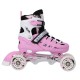 NH10905 4in1 PINK SIZE S(31-34) INLINE/ICE-SKATES NILS EXTREME